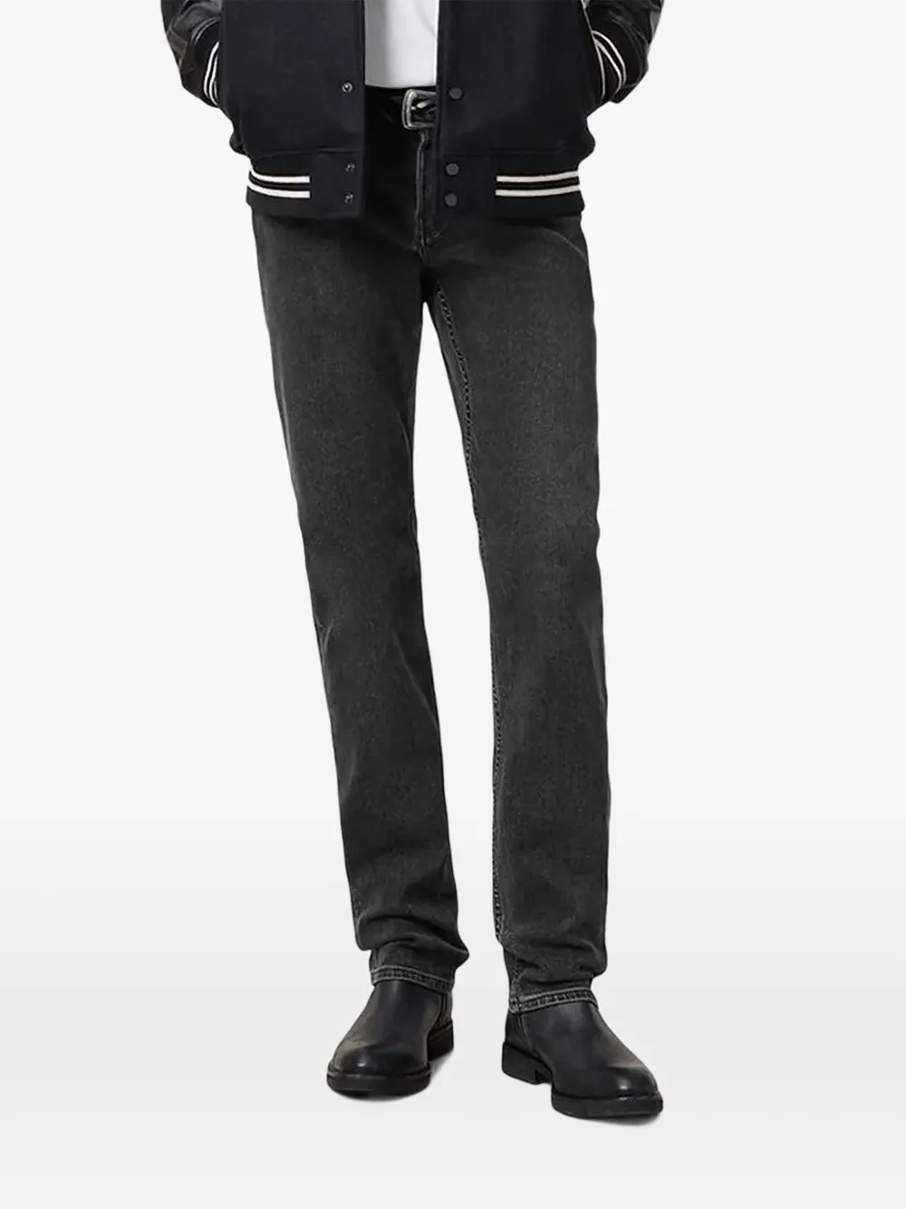 

Джинсы Iggy кроя слим AllSaints, черный