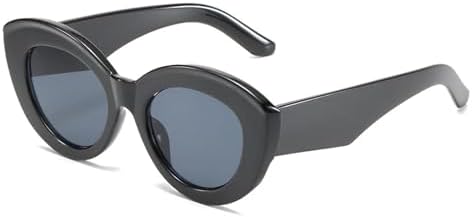 

Модные солнцезащитные очки большого размера для женщин в стиле ретро с цветными полосками, солнцезащитные очки UV400 для мужчин, круглые солнцезащитные очки MTZJH, Black Gray