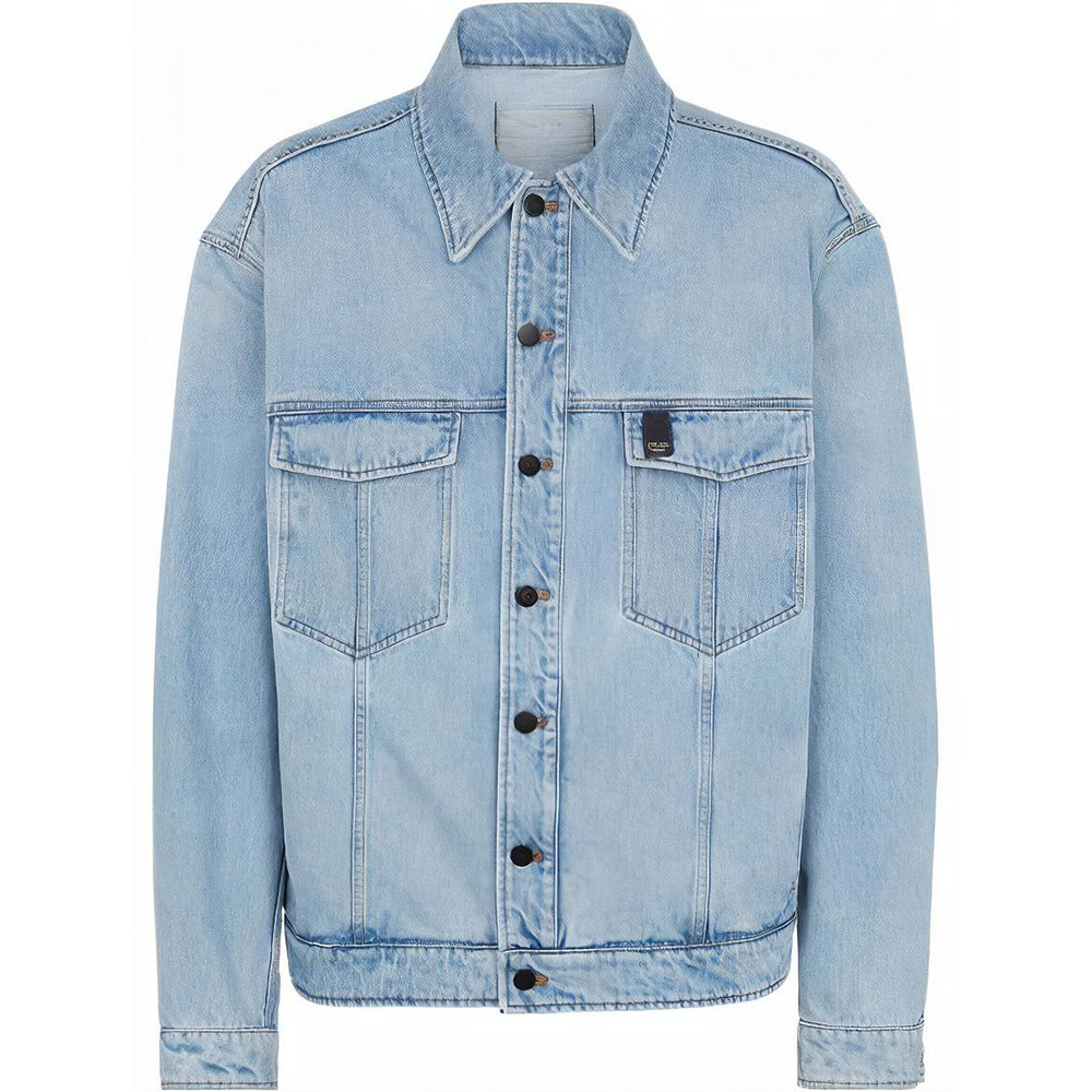 

FENDI Джинсовая куртка мужская светло-голубая, Light Blue