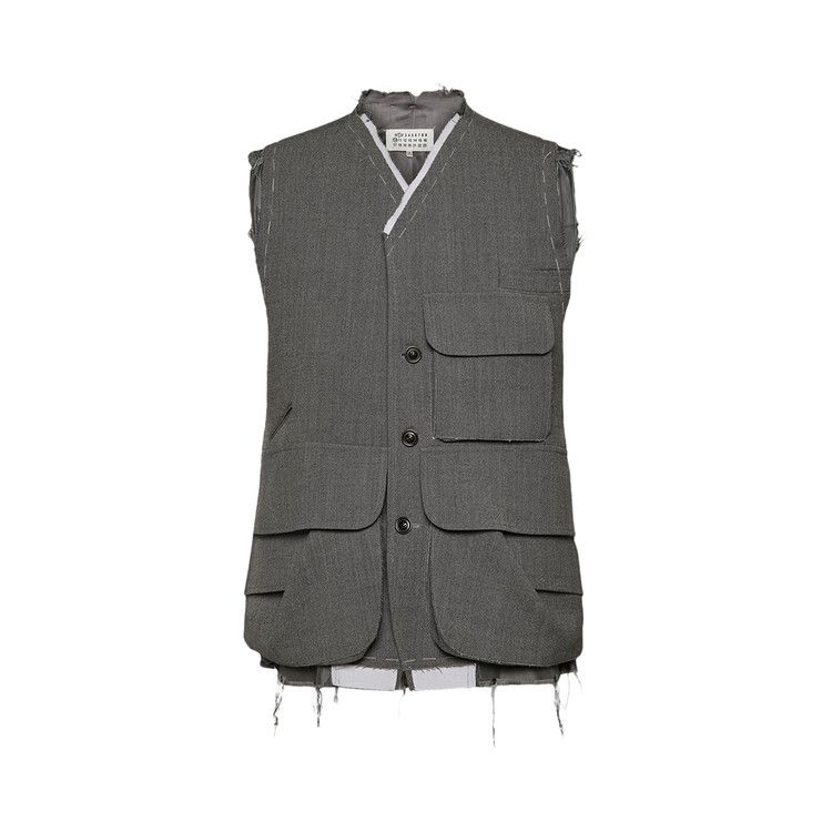 

Куртка Maison Margiela Quilted Gilet, Grey Melange