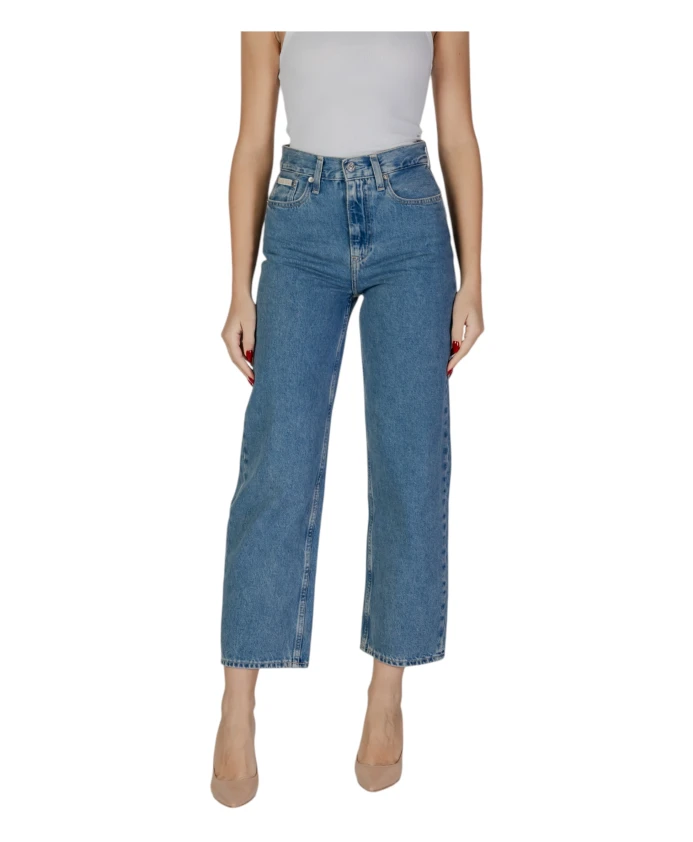 

Классические джинсы прямого кроя Calvin Klein Jeans, синий