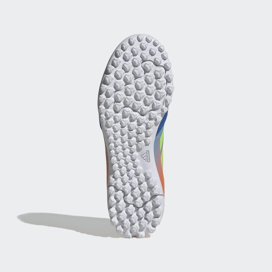 Детские кроссовки для хоккея на траве - ADIDAS Youngstar Rise, синие/желтые/оранжевые — фото 4