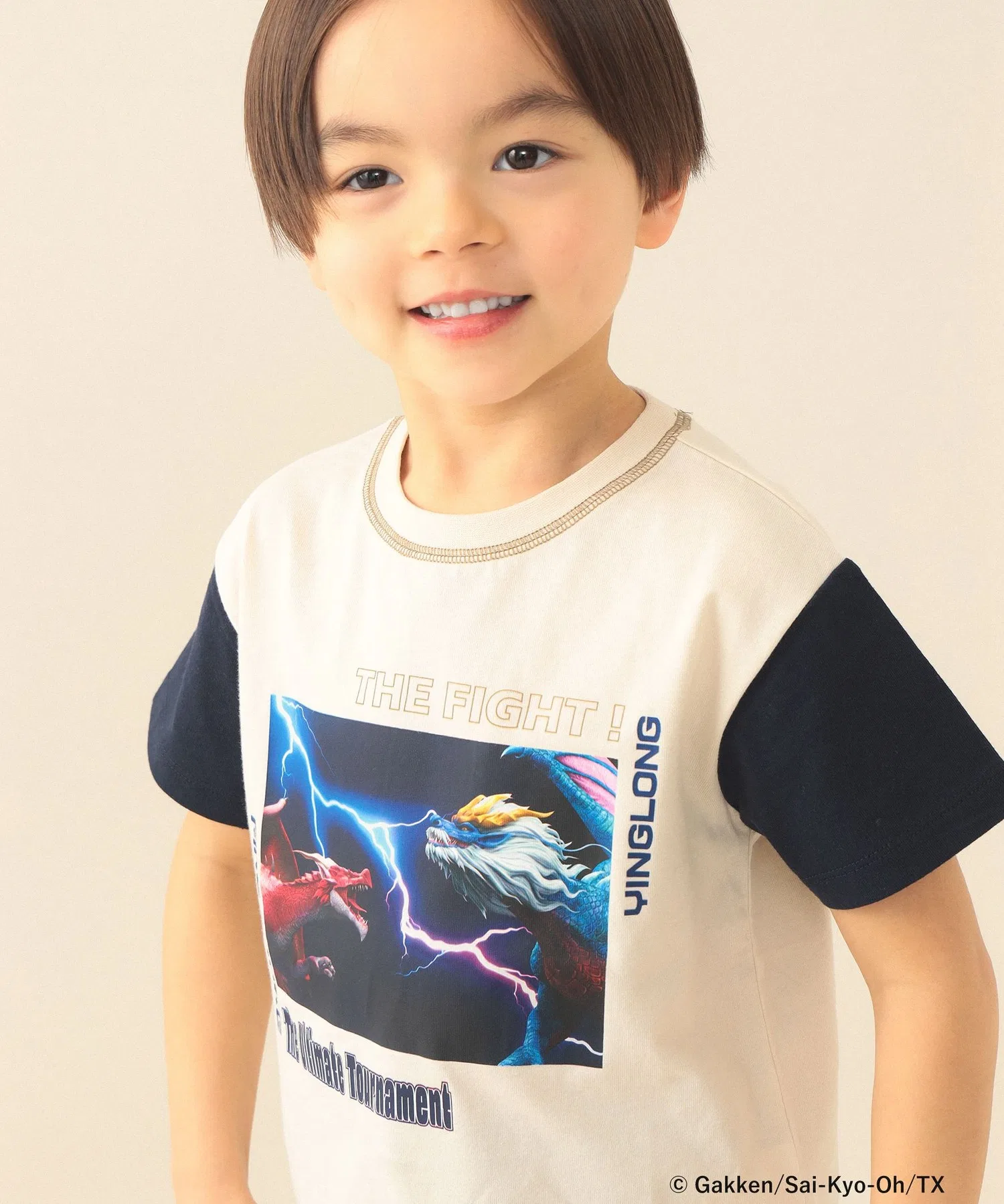 Детская футболка BEAMS mini 【COLLABORATION】最強王図鑑 / Tシャツ 2026SS（100〜150cm） — фото 2