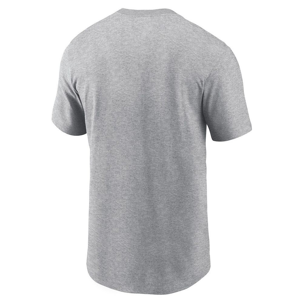 Мужская футболка с надписью Nike Heather Charcoal New York Yankees Cooperstown, цвет Ynk Charco — фото 4