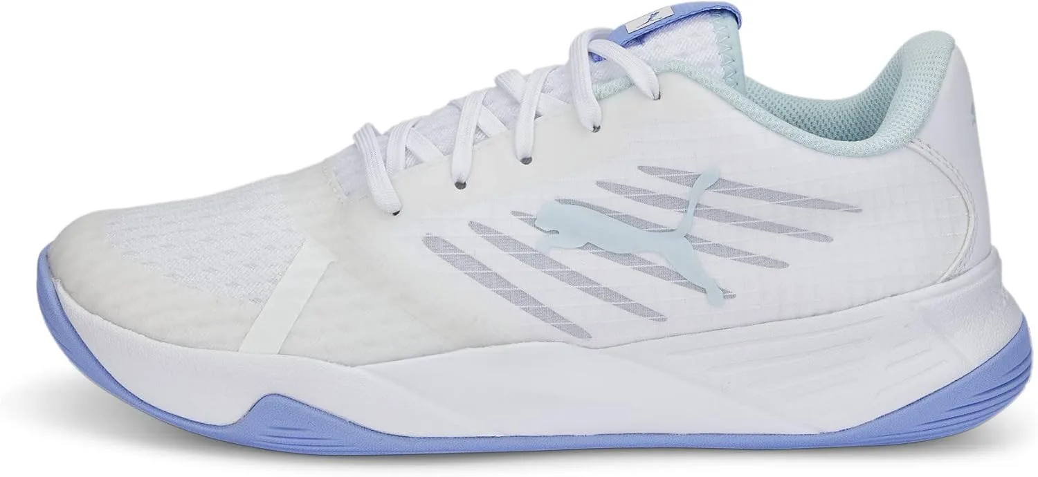 Кроссовки PUMA Unisex Accelerate Pro II W+ для дома, белый/синий/фиолетовый — фото 4