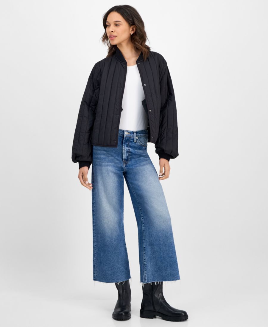 

Женская куртка-бомбер с воротником-стойкой Rains, Black