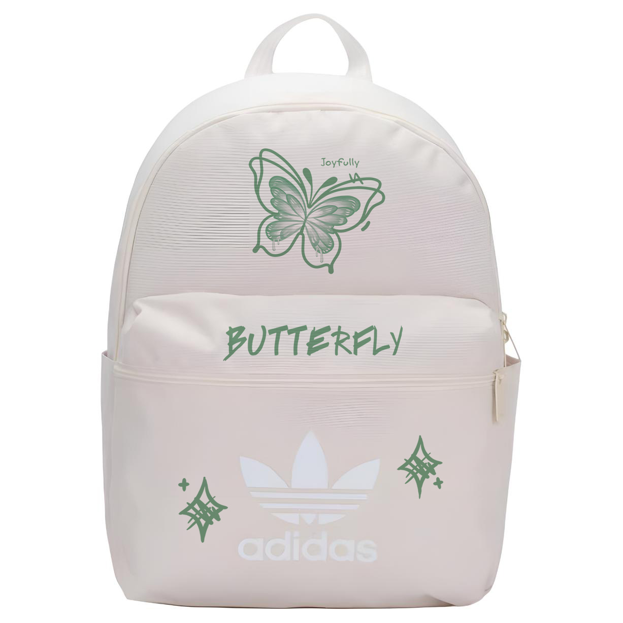 

Adidas Originals Тканевый рюкзак унисекс белый, Green Butterfly
