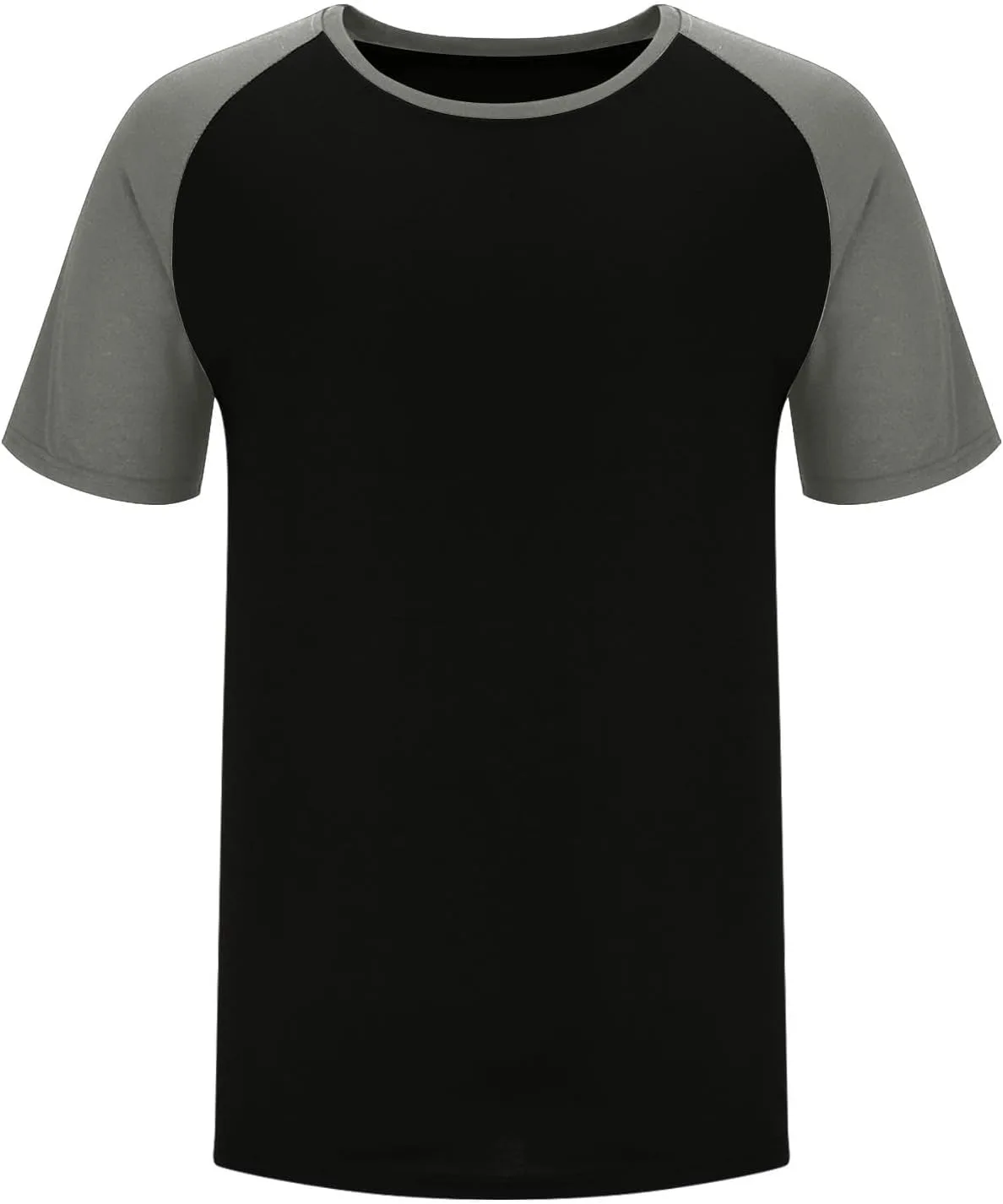 Мужская футболка Casual Slim Fit с коротким рукавом Raglan и цветным блоком — фото 4