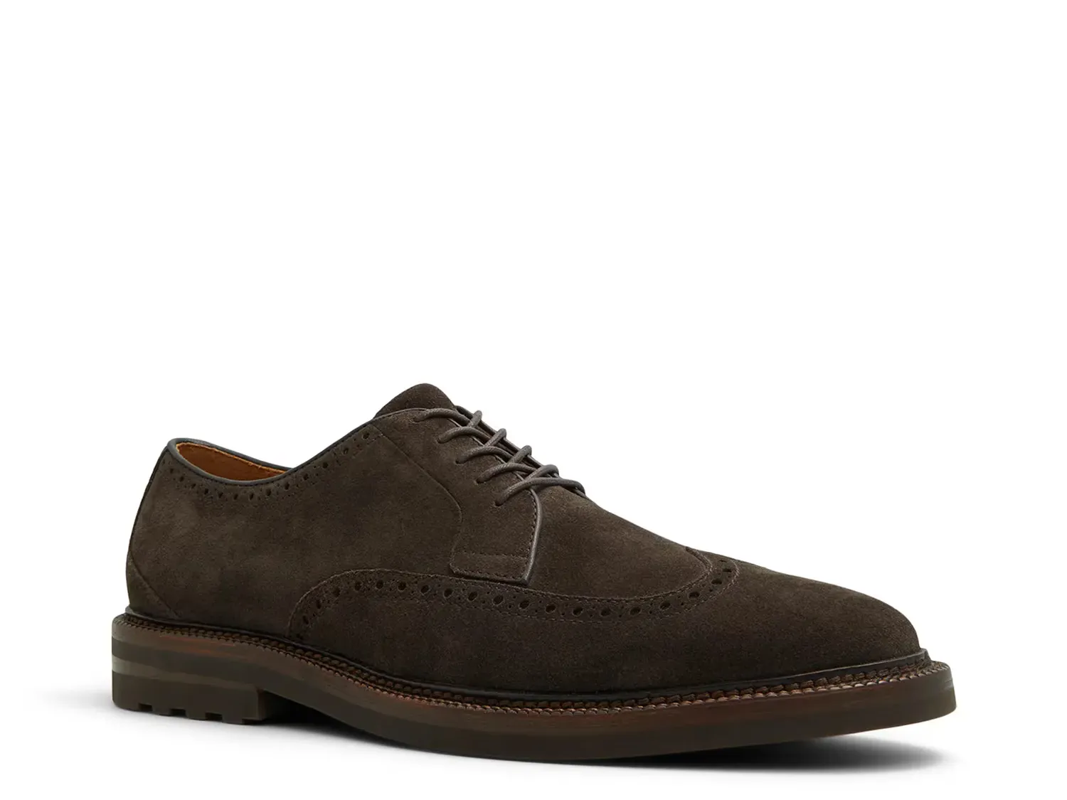 

Оксфорды Ellington Wingtip Brooks Brothers, Dark Brown Suede