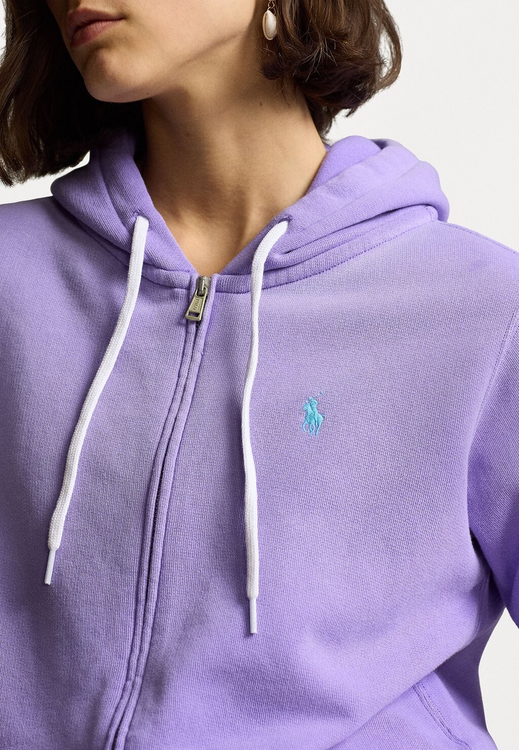 

Толстовка COTTON FLEECE FULL-ZIP HOODIE Ralph Lauren, сирень