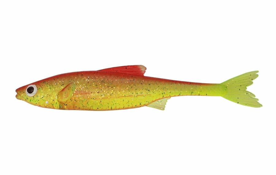 

STUCKI FISHING Мягкая приманка - Stucki Real Rider FISH Tail 10 см/5,3 г - Красный ананас