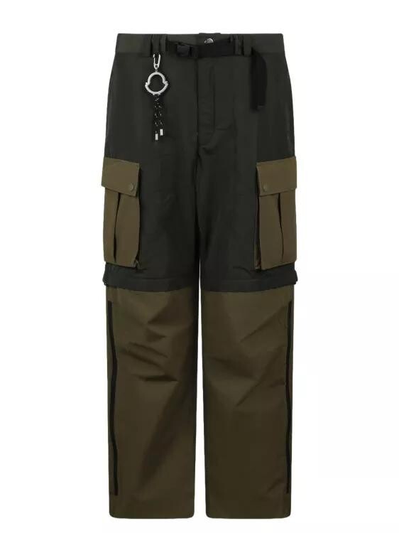 

Брюки карго из нейлона Moncler, зеленый