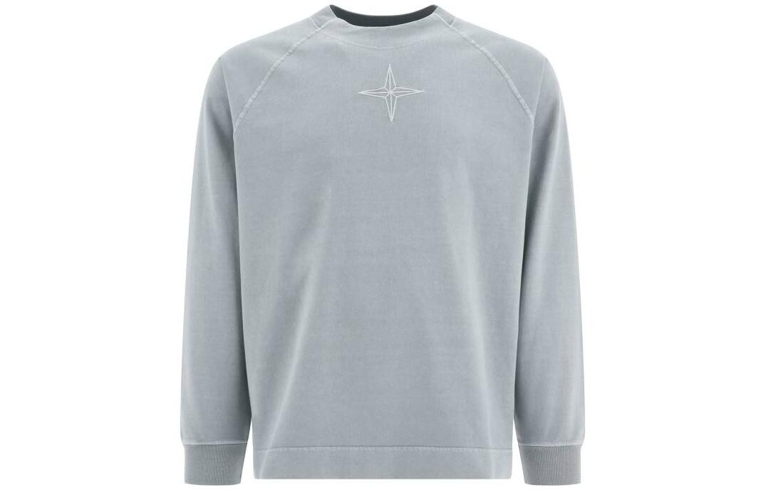 

Толстовка мужская серая/синяя Stone Island, серый/синий