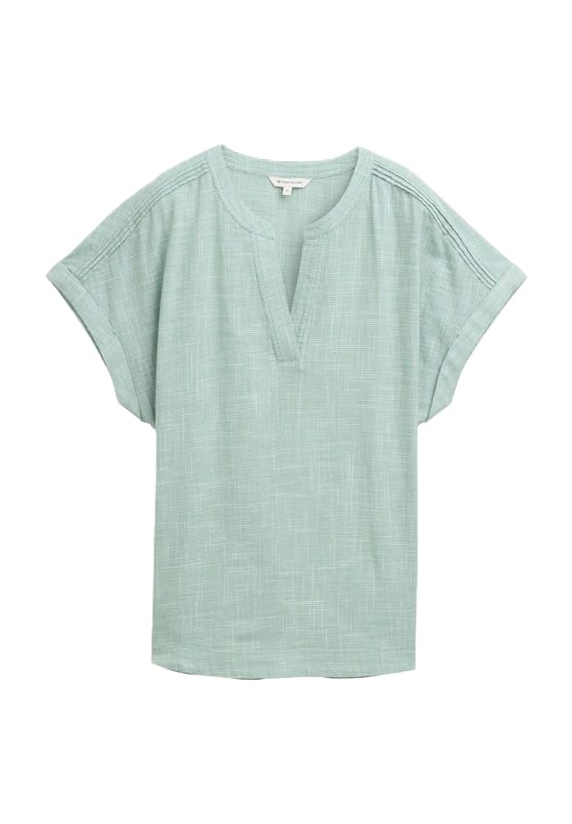 

Хлопковая рубашка Tom Tailor, зеленый