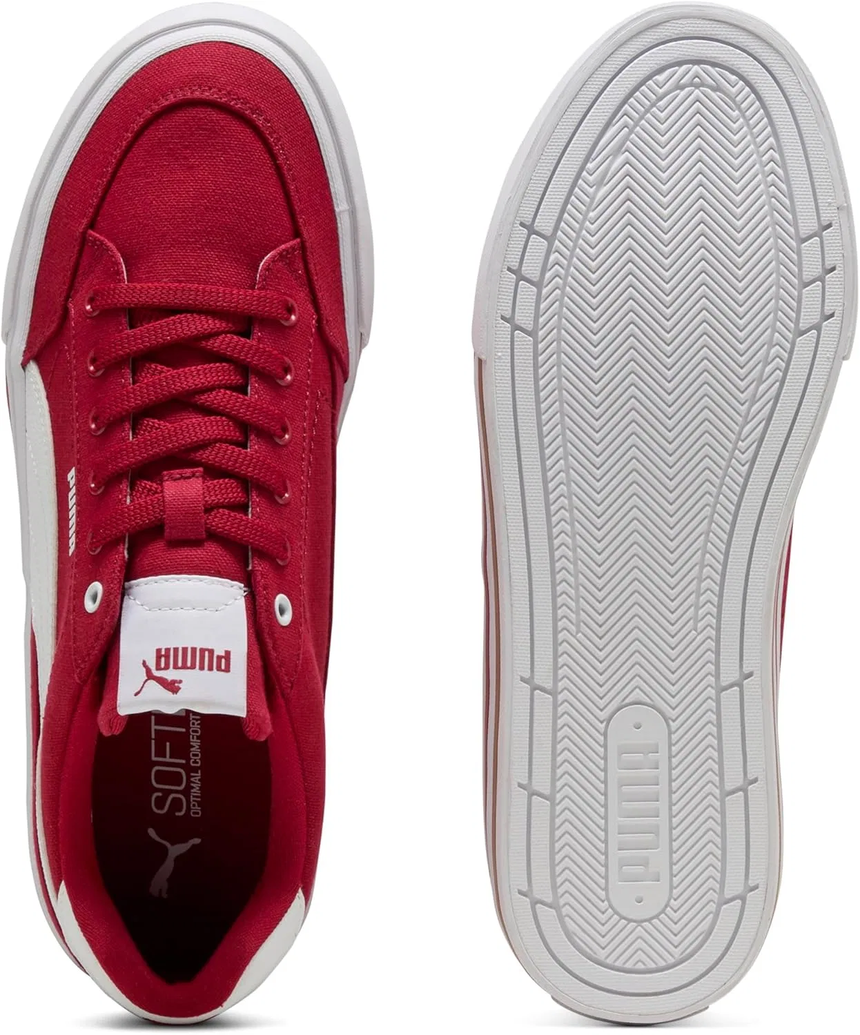Кроссовки PUMA Unisex Court Classic Vuls Fs 39635302 White 38, White Black, 38 EU — фото 4