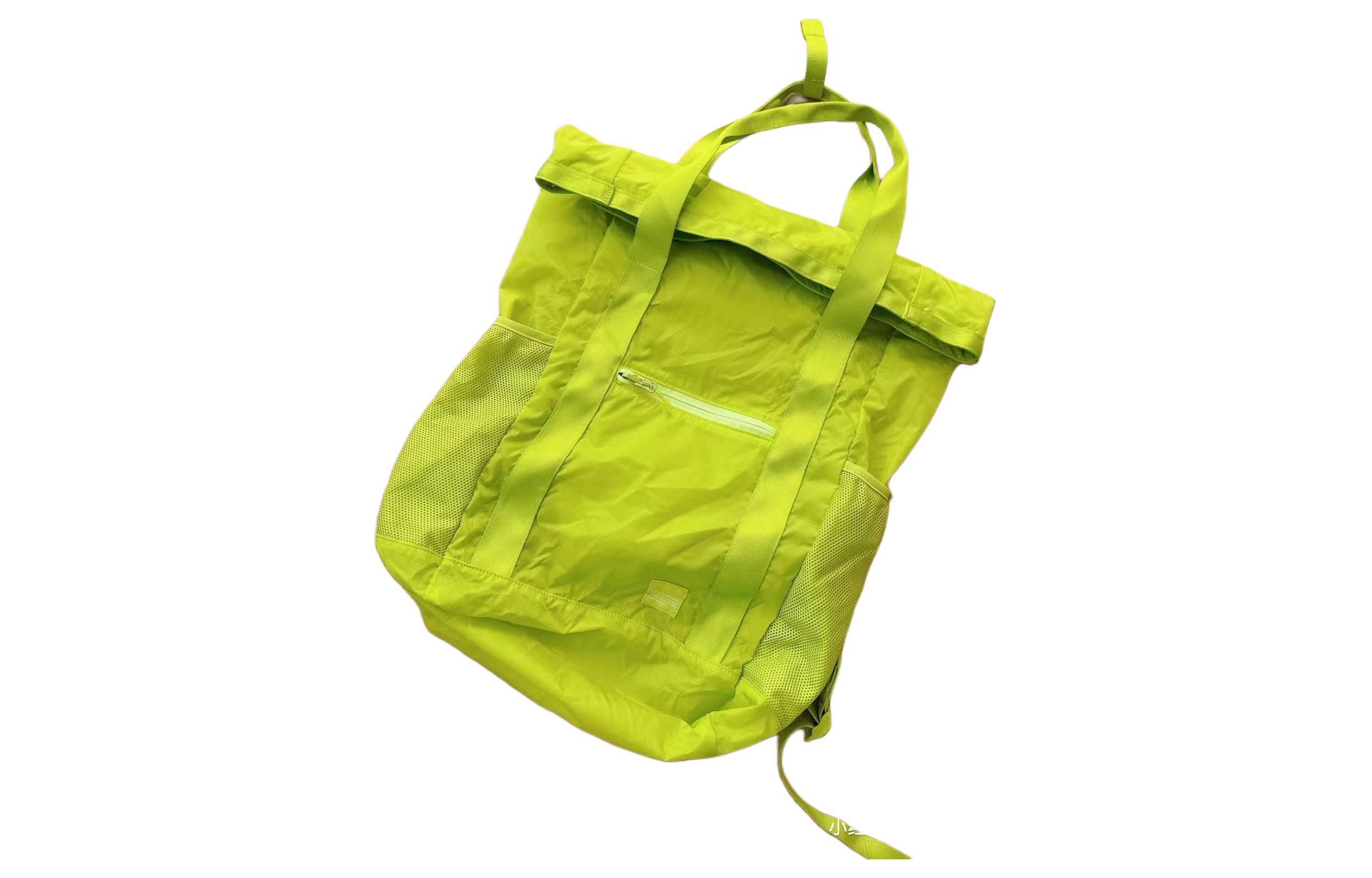 

Lululemon Складной полиэстеровый рюкзак унисекс обычный лишайниковый камень и белый, Lichen Stone & White