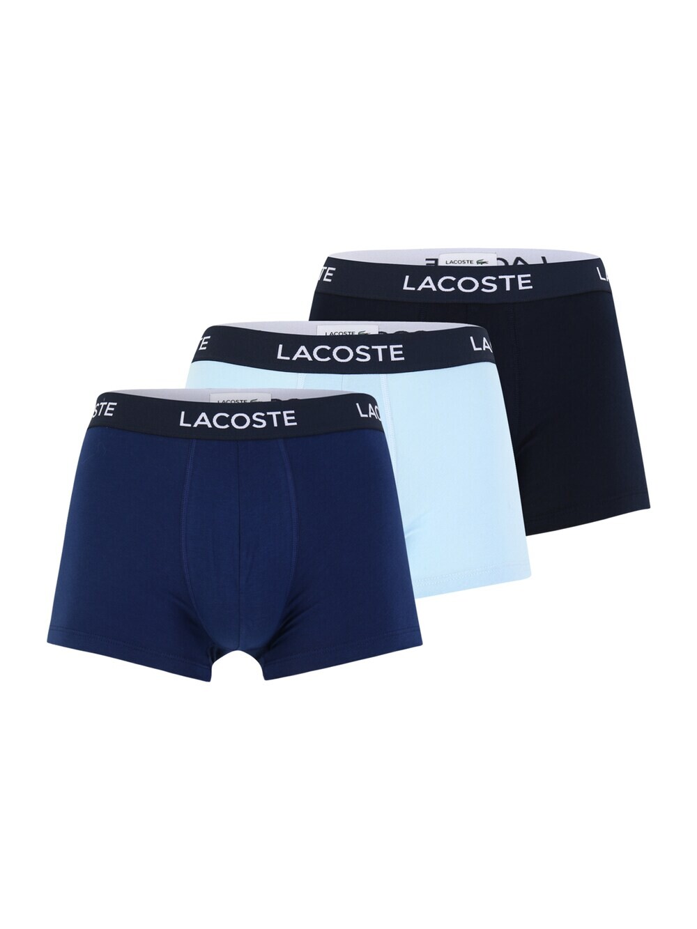 

Трусы боксеры Lacoste, индиго/голубой/черный