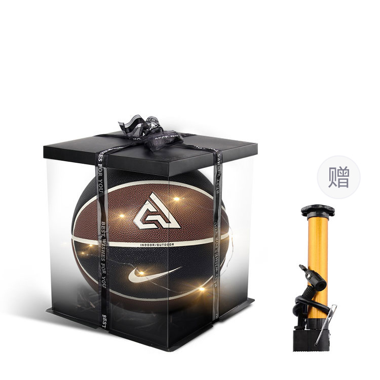 

Nike Баскетбольный мяч MVP GIANNIS ALL COURT Series PU цвета умбра-черный размер 7 тренировочный унисекс