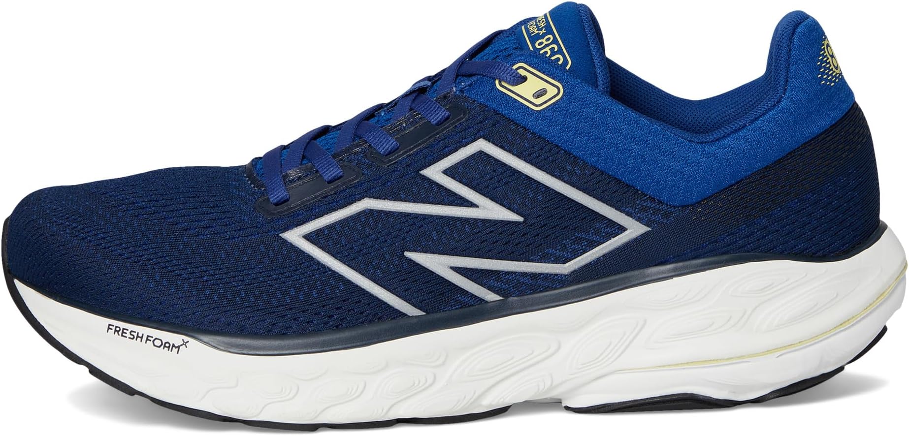 Кроссовки New Balance Fresh Foam X 860v14, цвет Galaxy Blue/Nb Navy/Winter Grass — фото 4