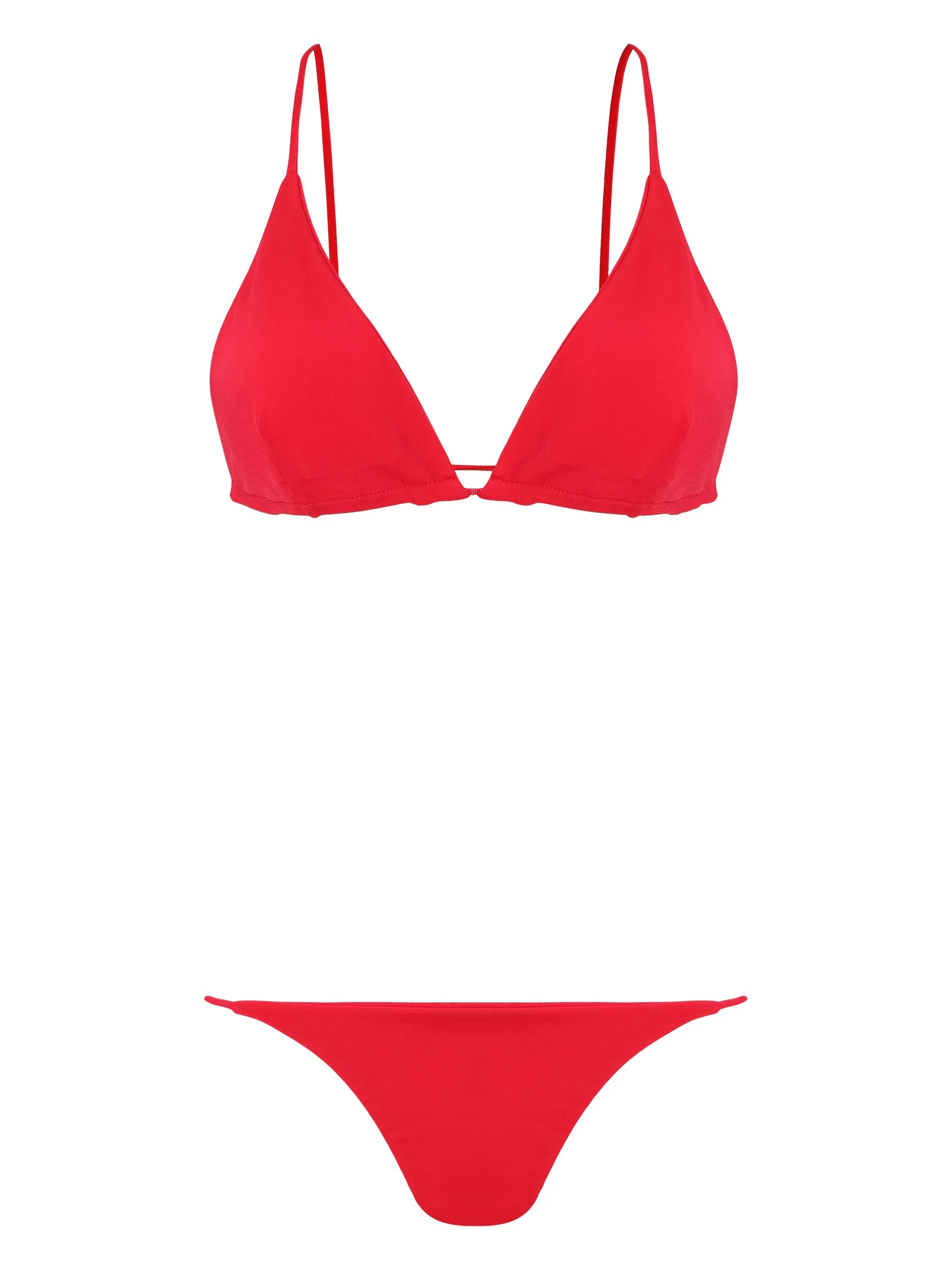 

Бикини с треугольными чашками Osklen, красный