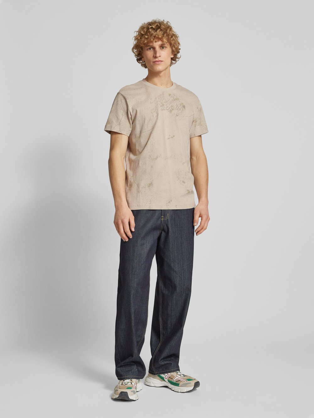 

Футболка с вышитой этикеткой G-Star Raw, бежевый