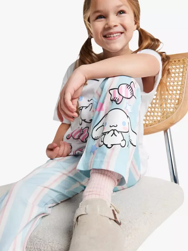 Детский пижамный комплект Brand Thread Cinnamoroll из хлопка, разноцветный Brand Threads — фото 4