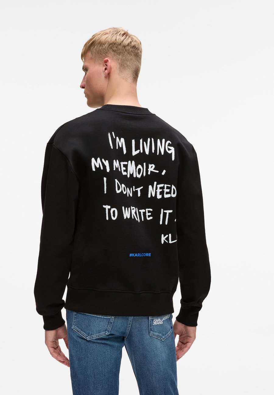 

Толстовка Karl Lagerfeld Jeans RELAXED KARL QUOTE, Black