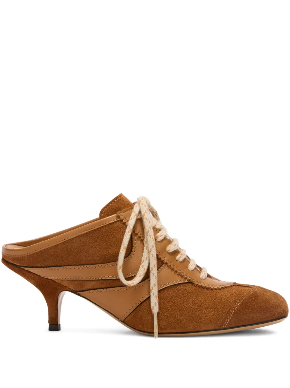 Мюли на каблуке DRIES VAN NOTEN, коричневый