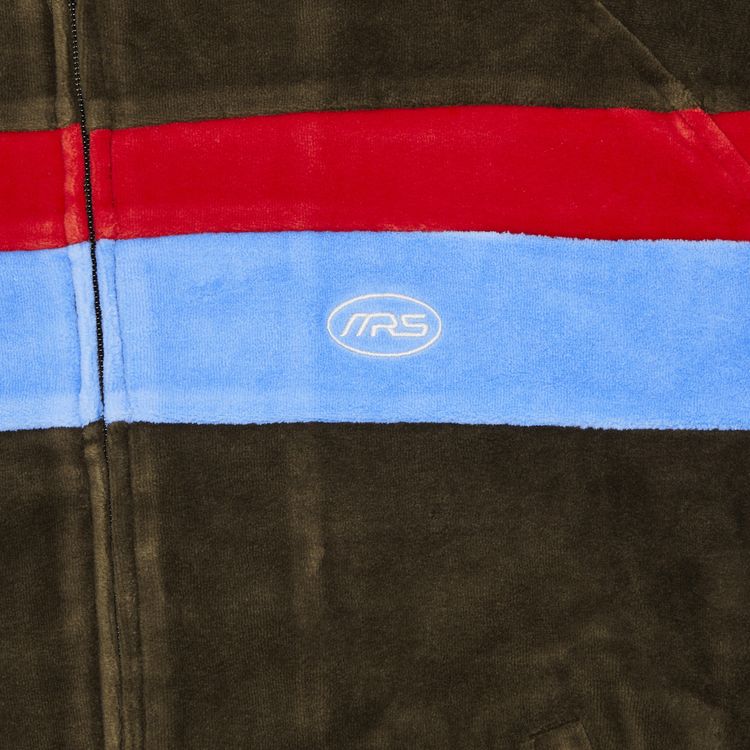 Куртка Supreme x Martine Rose Velour Track Jacket 'Brown', коричневый — фото 3