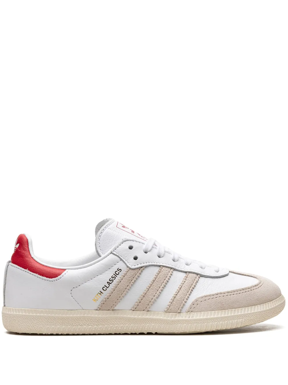 

Кроссовки Samba Kith Classics Program White Red adidas, белый