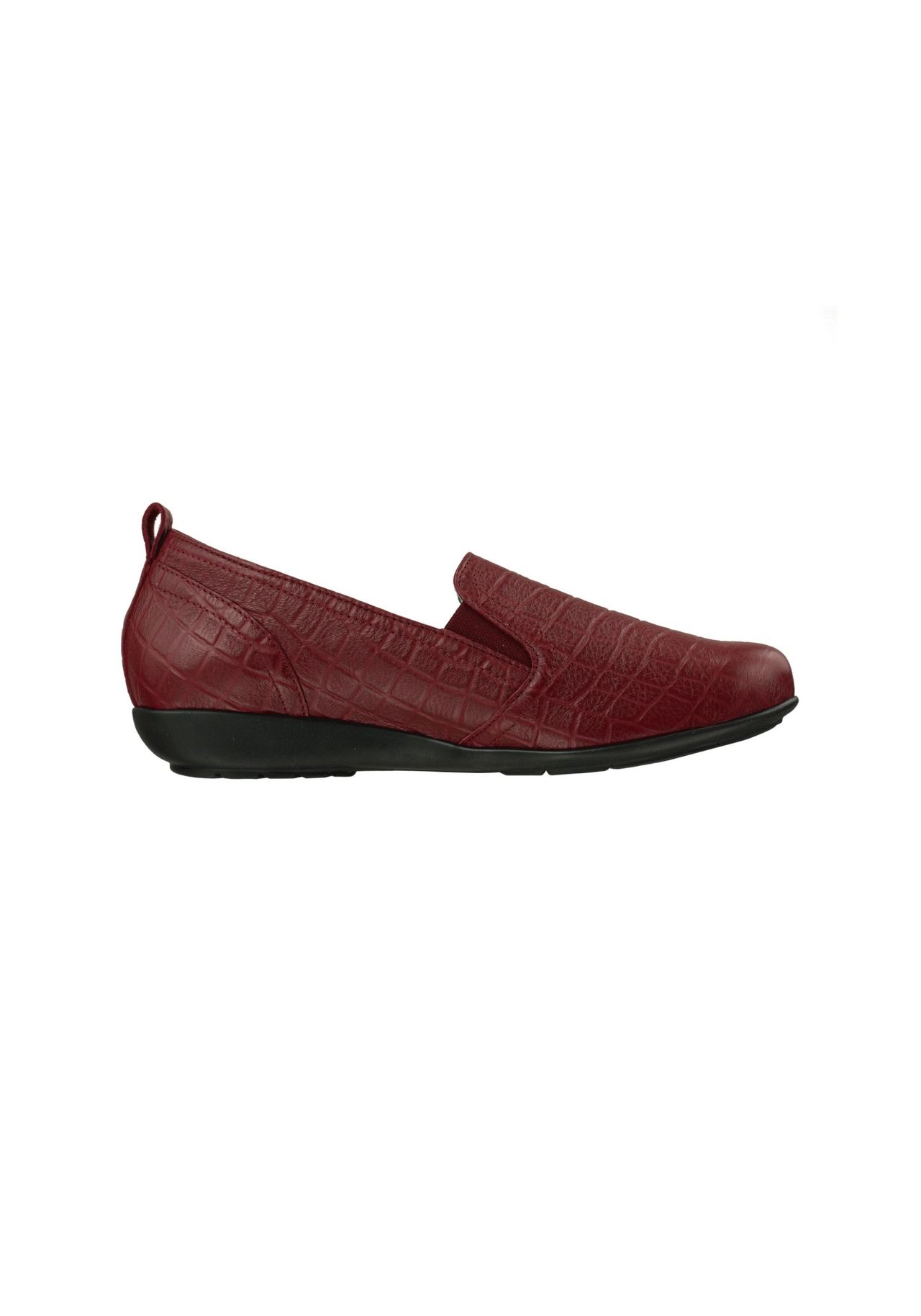 Тапочки Clea из мягкой кожи оленя Natural Feet, красный — фото 3