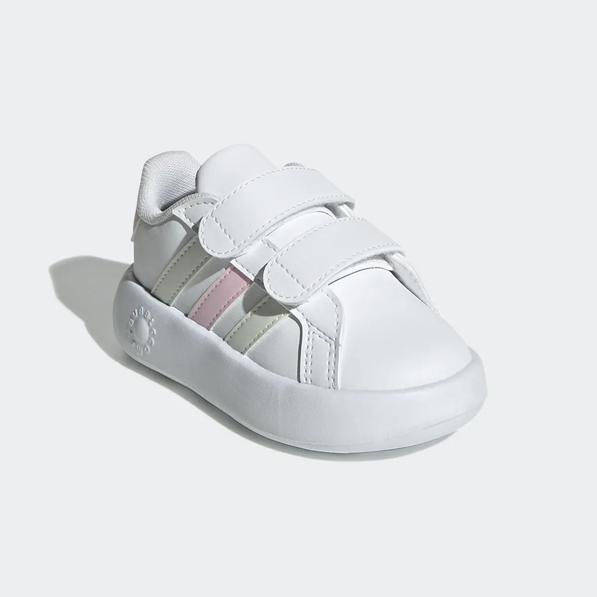 

Adidas Sportswear Кроссовки на липучке "GRAND COURT 2.0 KIDS" для малышей, цвет Cloud White / Crystal Jade / Clear Pink