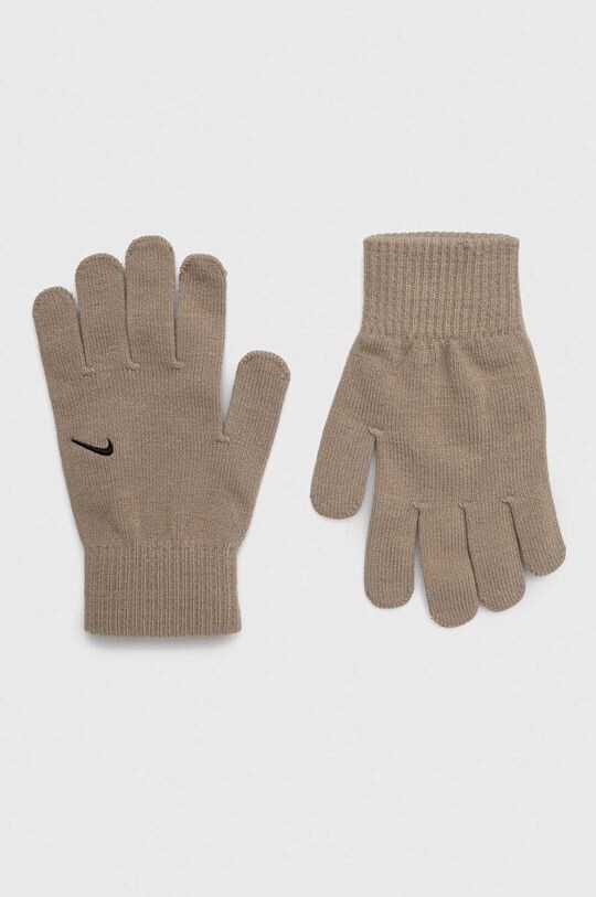 

Перчатки Knit Swoosh Nike, бежевый