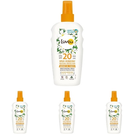 

Увлажняющий спрей SPF 20 Средняя защита от солнца для лица и тела Lovea