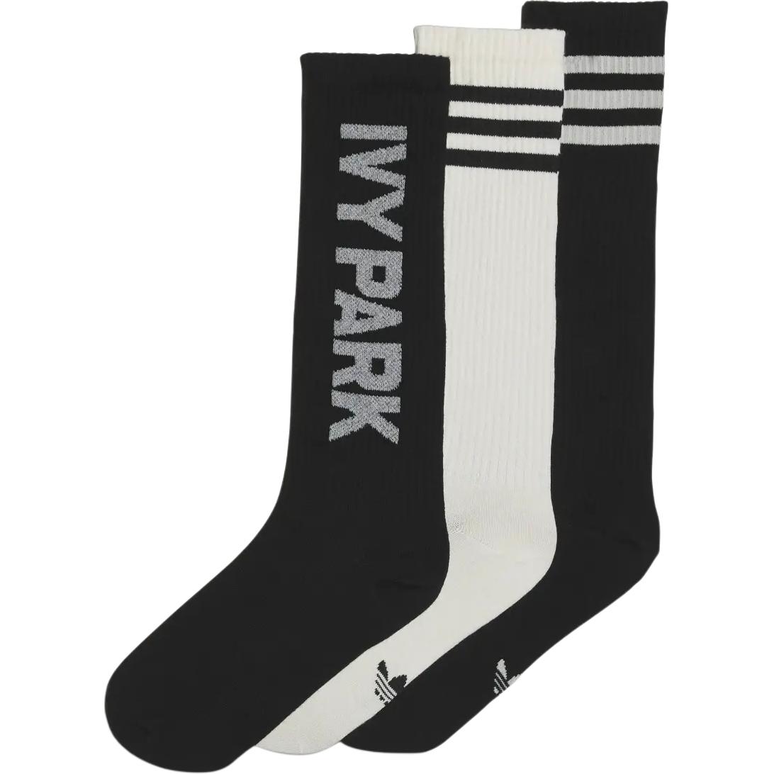 

Унисекс носки до колена Adidas Originals, 3 пары (черный+белый+черный)