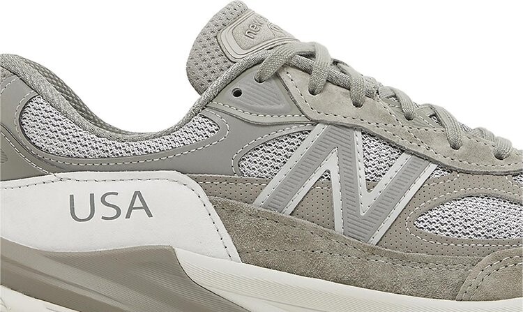 Кроссовки WTAPS x 990v6 Made in USA 'Moon Mist', серый — фото 2