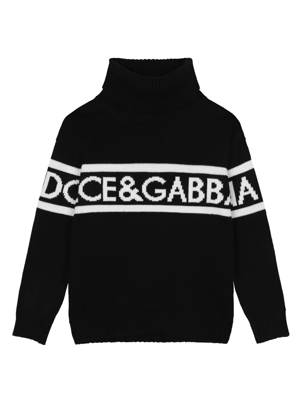 

Джемпер с логотипом Dolce & Gabbana Kids, черный