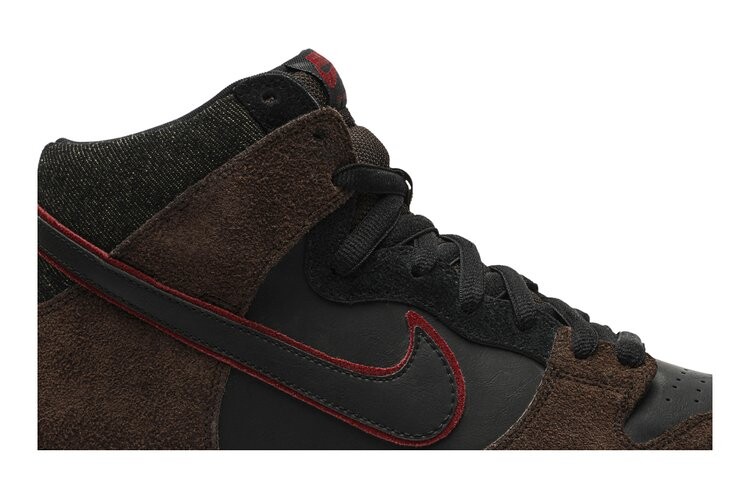 Кроссовки Nike Dunk High Premium SB 'Slayer', черный — фото 2