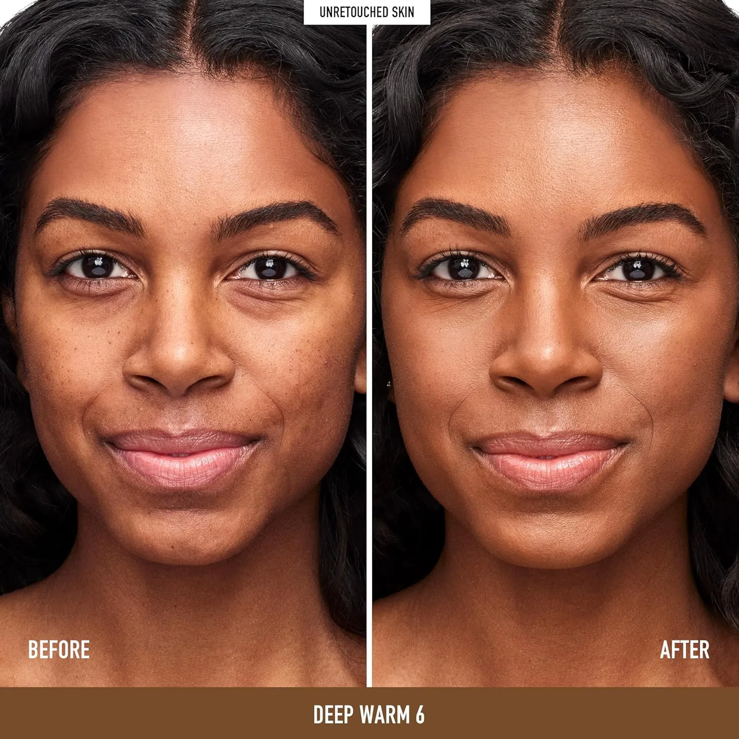 bareMinerals Original Pure Serum Radiant Natural Liquid Foundation Mineral SPF 20, увлажняющий тонирующий крем, сияющий финиш, легкая текстура, среднее покрытие, некомедогенный, веганский продукт, Deep Warm 6 — фото 3