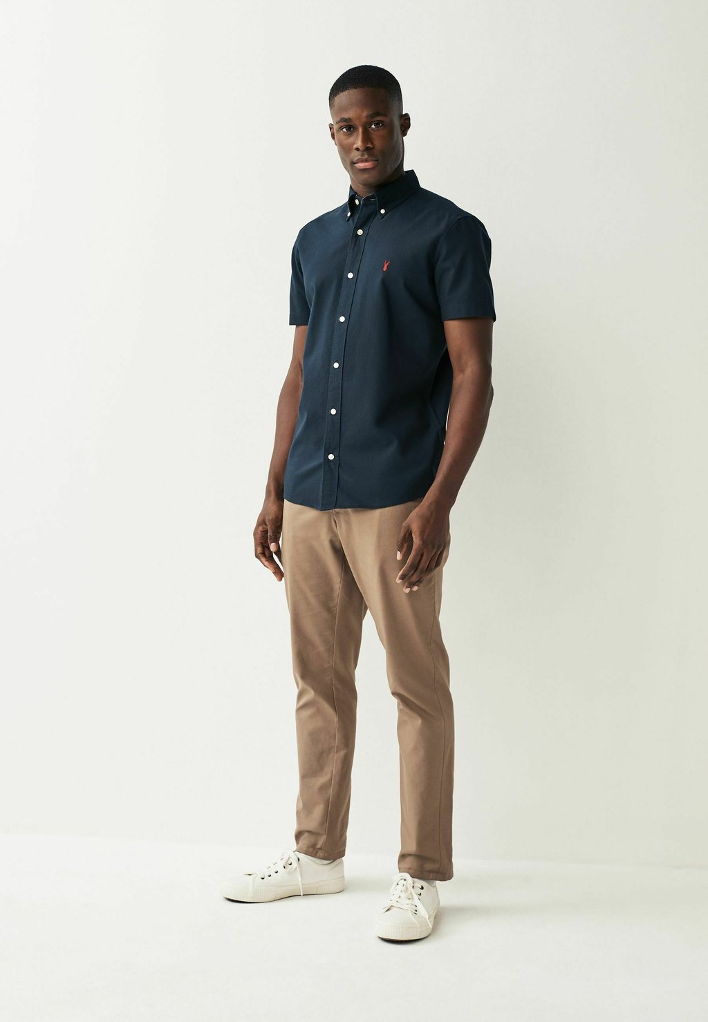 

Рубашка SHORT SLEEVE OXFORD Next, синий