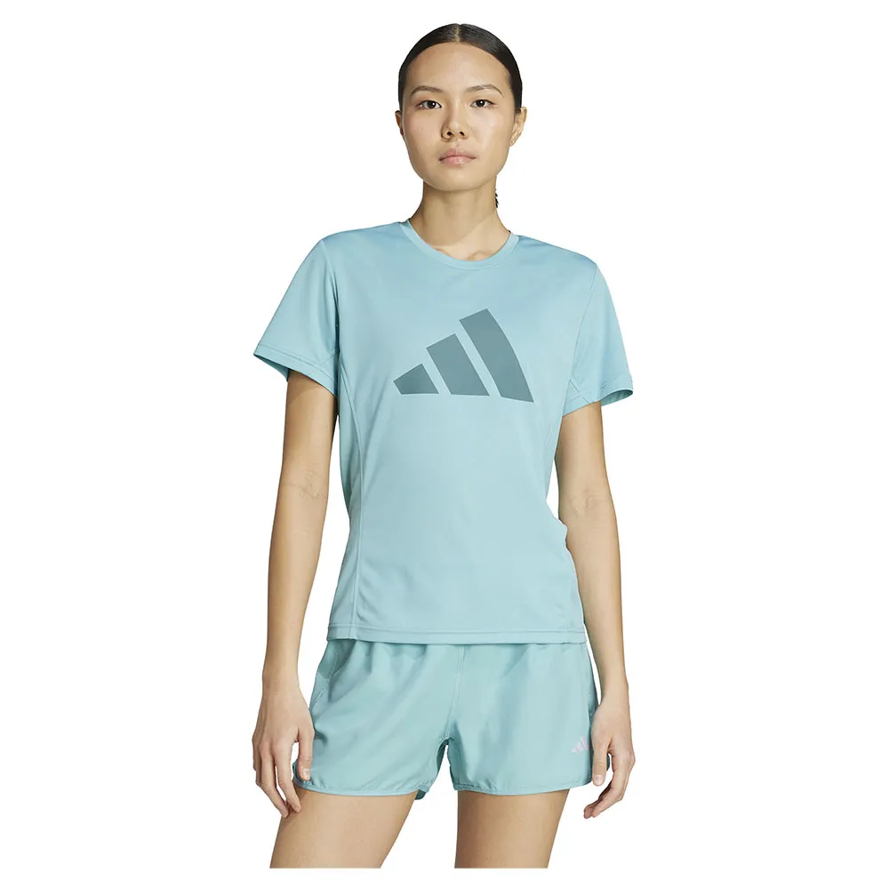 

Футболка с коротким рукавом спортивная adidas Run It, синий