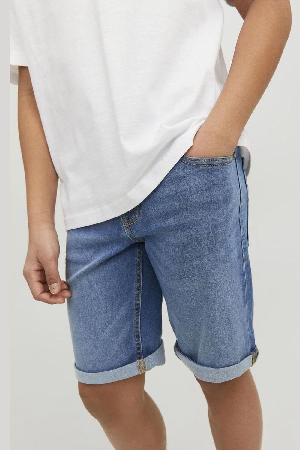 

Джинсовые шорты приталенного кроя Jack & Jones Jack & Jones Junior, синий