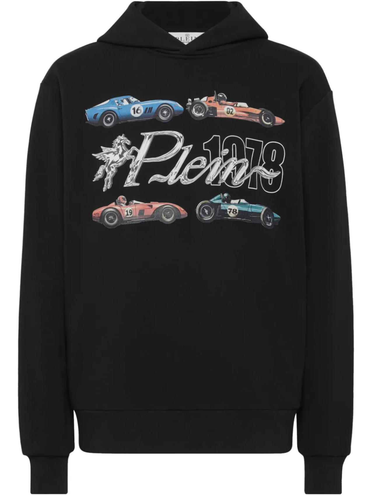 

Худи с графичным принтом Philipp Plein, черный