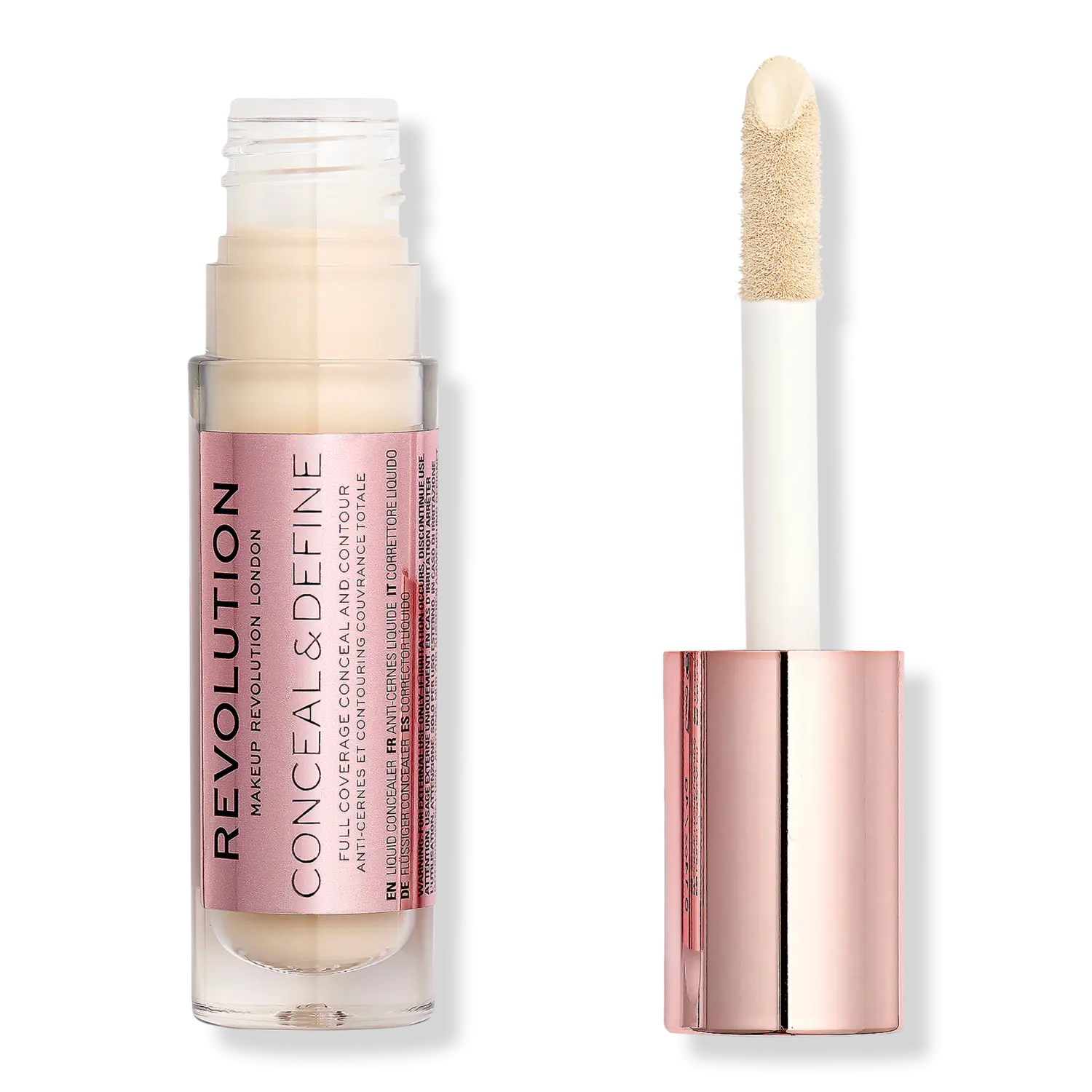 

Консилер Conceal & Define с полным покрытием Revolution Beauty, C0.3 (for fairest skin tones w/ a yellow undertone)