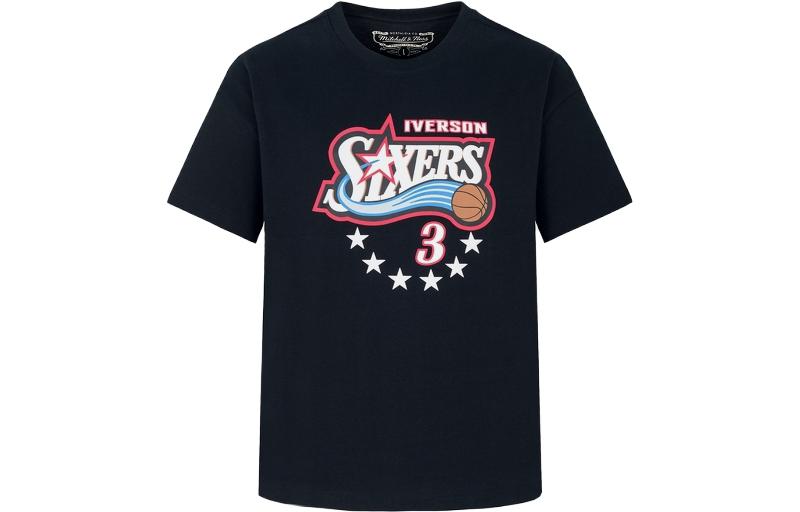 

Mitchell & Ness Футболка унисекс черная Mitchell Ness