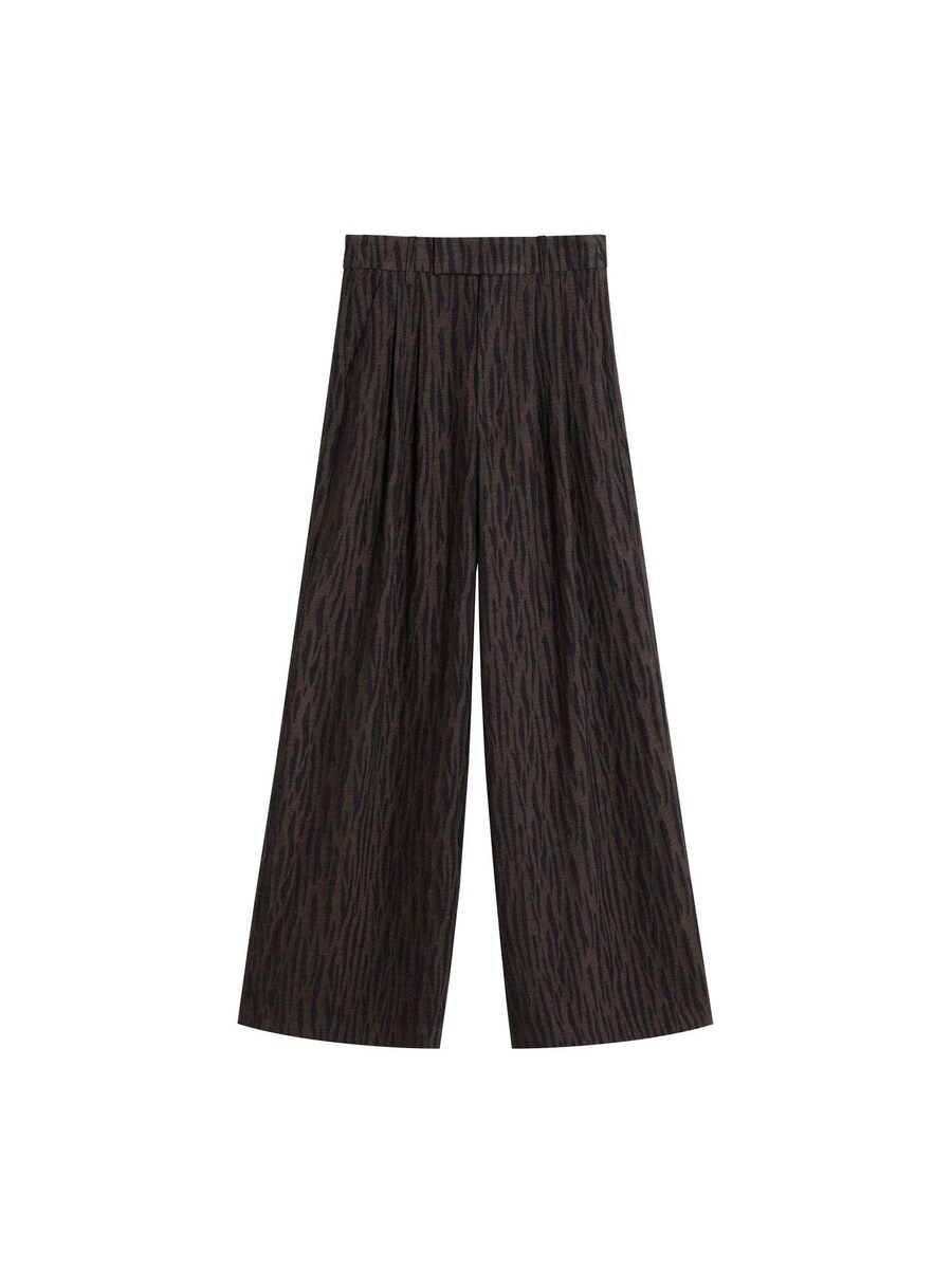 

Широкие брюки Scalpers Obom, шоколадный/темно-коричневый