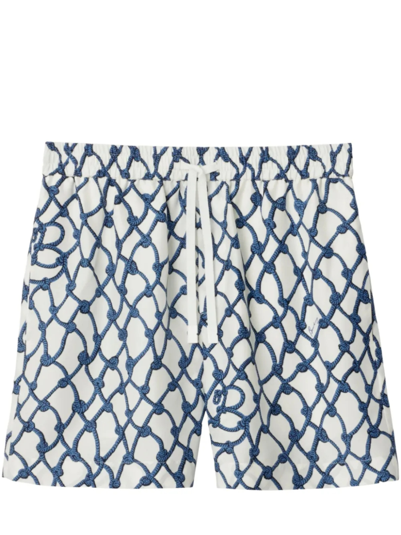 

Шелковые шорты Knot Burberry, белый