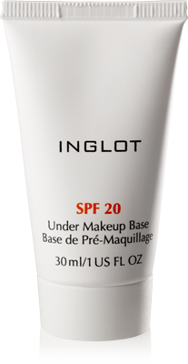 

Основа под макияж с защитой от солнца SPF20 under makeup base spf20 Inglot, 30 мл