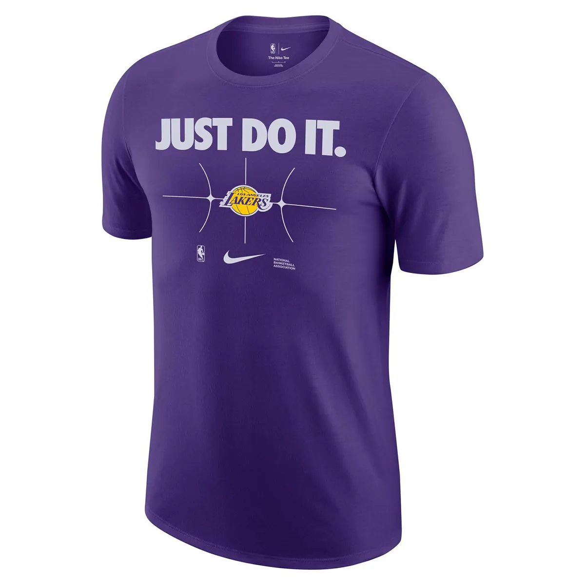 

Мужская футболка Los Angeles Lakers Nike, фиолетовый
