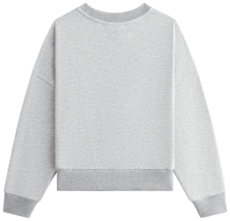 Детская футболка с длинными рукавами Kith Kids Nelson Crewneck, серый — фото 2
